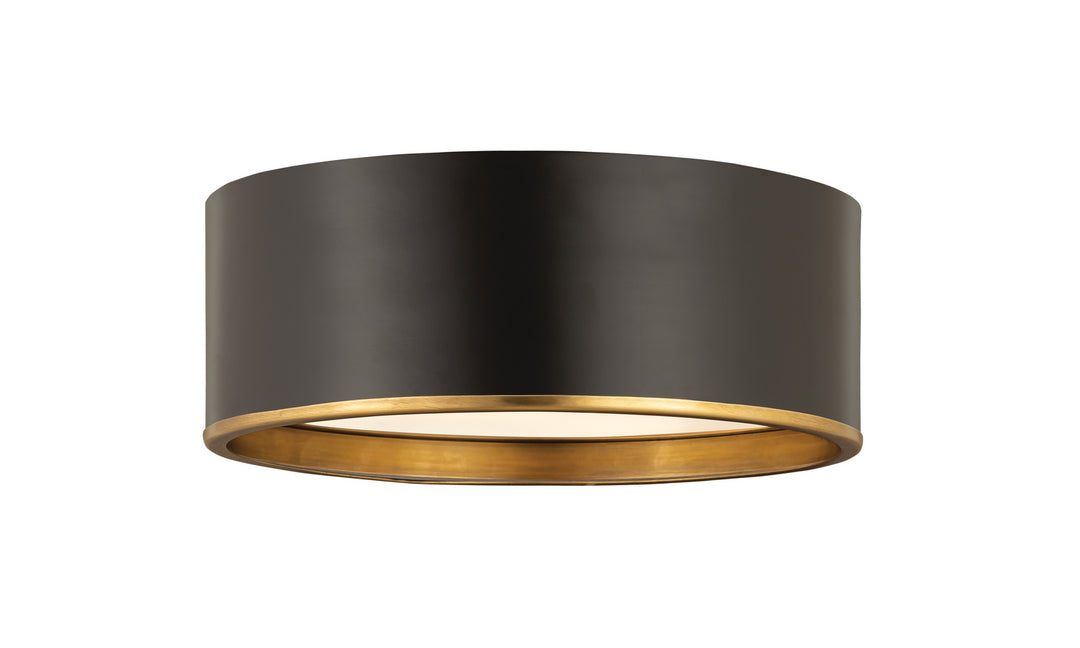 Z-Lite Arlo 2303F3-MB-RB Ceiling Light - Matte Black / Rubbed Brass