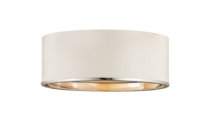Z-Lite Arlo 2303F3-MW-CH Ceiling Light - Matte White / Chrome