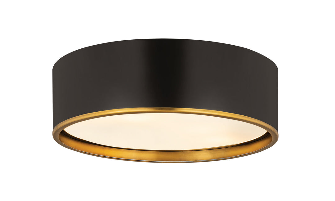 Z-Lite Arlo 2303F4-MB-RB Ceiling Light - Matte Black / Rubbed Brass