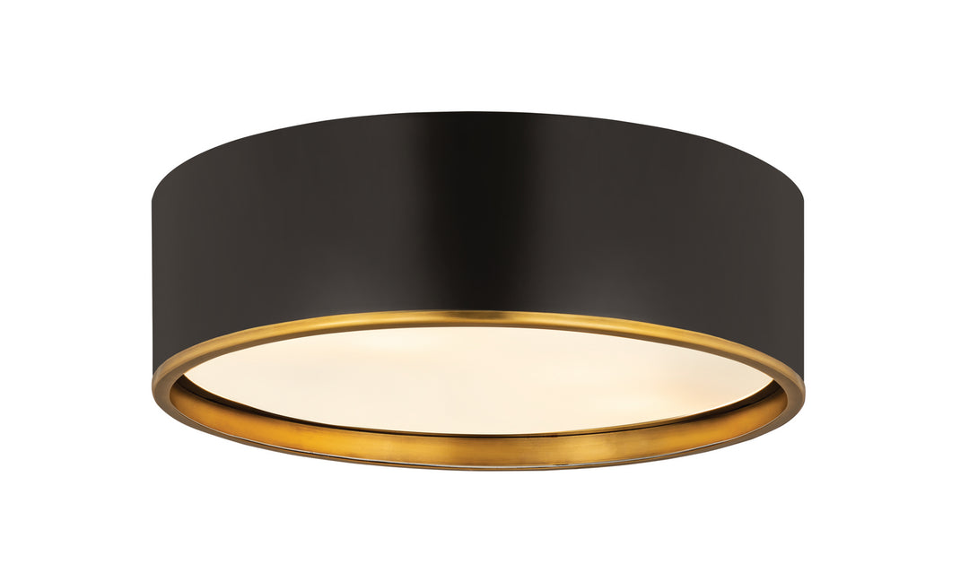 Z-Lite Arlo 2303F4-MB-RB Ceiling Light - Matte Black / Rubbed Brass