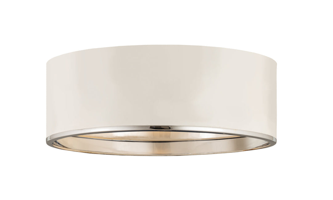 Z-Lite Arlo 2303F4-MW-CH Ceiling Light - Matte White / Chrome