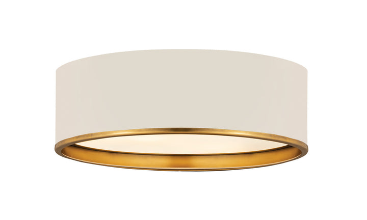 Z-Lite Arlo 2303F4-MW-RB Ceiling Light - Matte White / Rubbed Brass