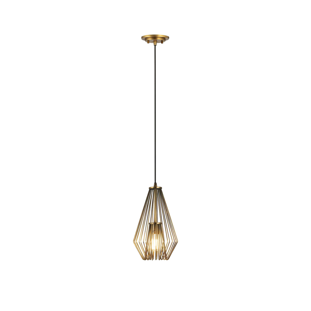 Z-Lite Quintus 442MP-RB Pendant Light - Rubbed Brass