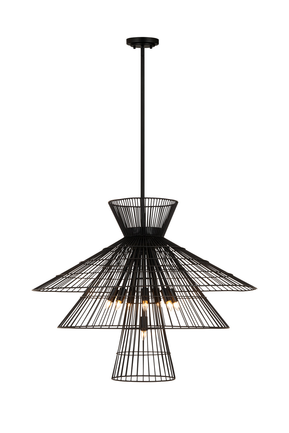 Z-Lite Alito 6015-8MB Chandelier Light - Matte Black