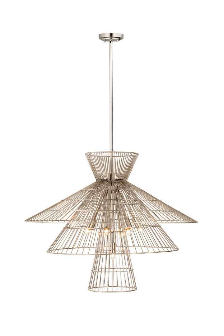 Z-Lite Alito 6015-8PN Chandelier Light - Polished Nickel