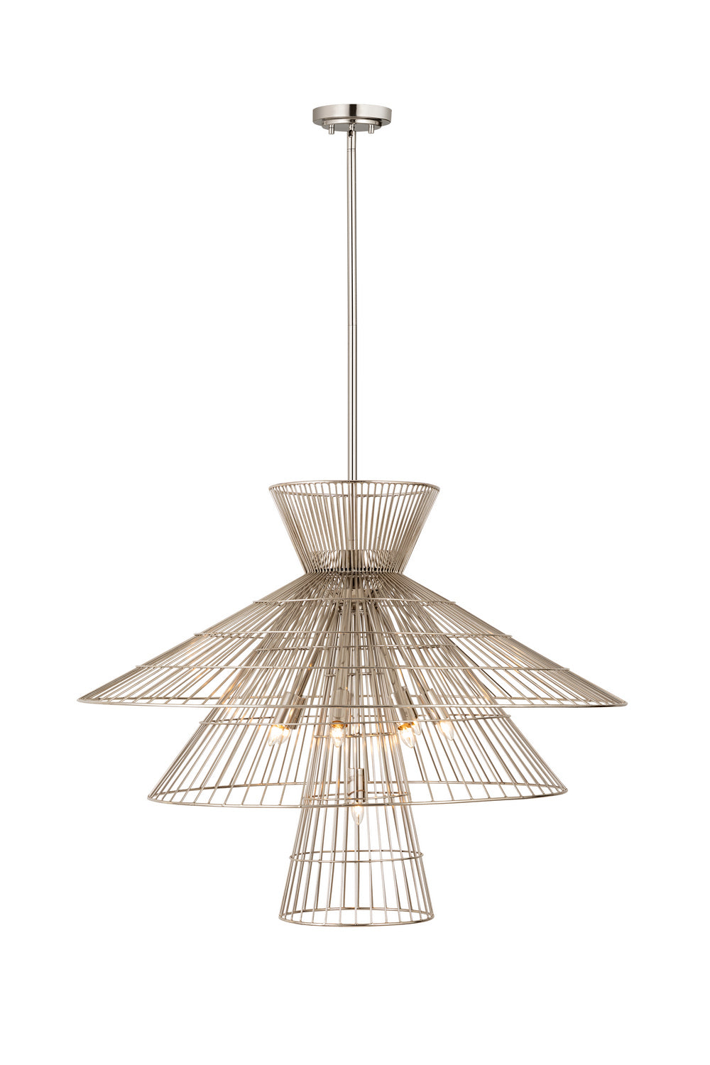 Z-Lite Alito 6015-8PN Chandelier Light - Polished Nickel