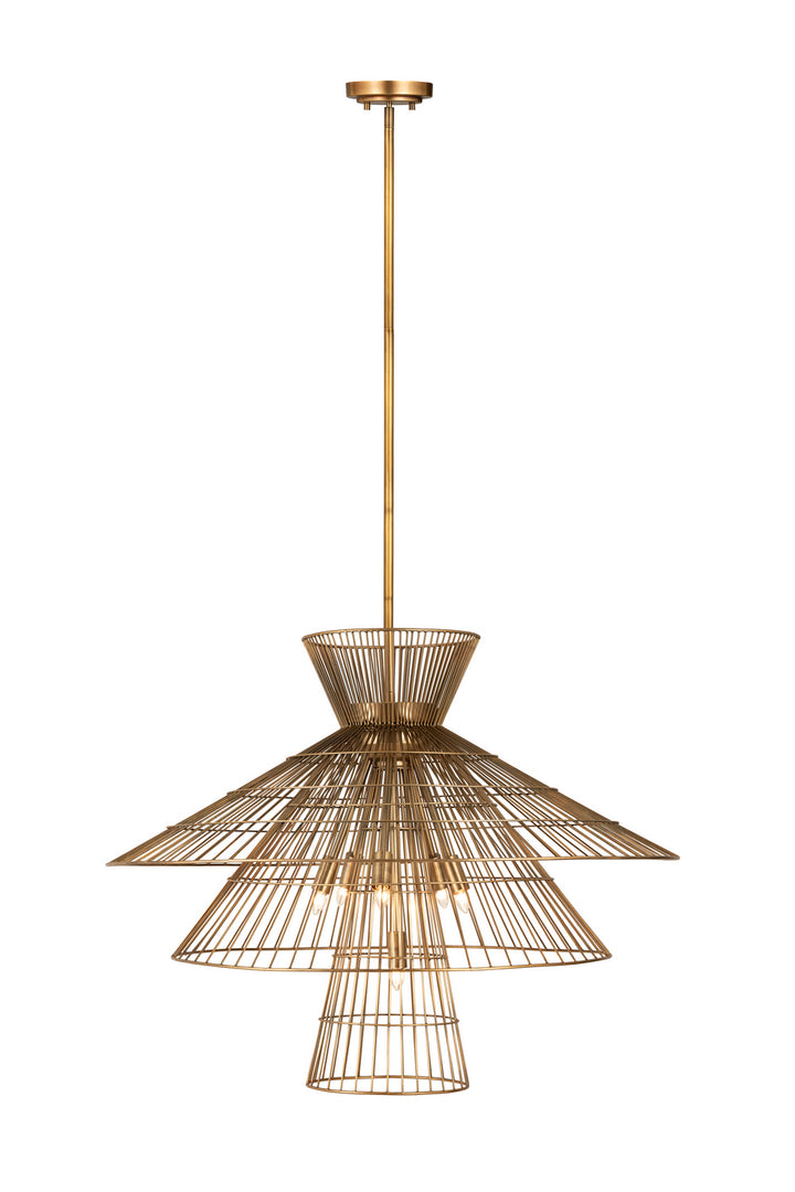Z-Lite Alito 6015-8RB Chandelier Light - Rubbed Brass