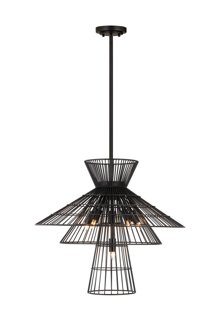 Z-Lite Alito 6015-6MB Chandelier Light - Matte Black