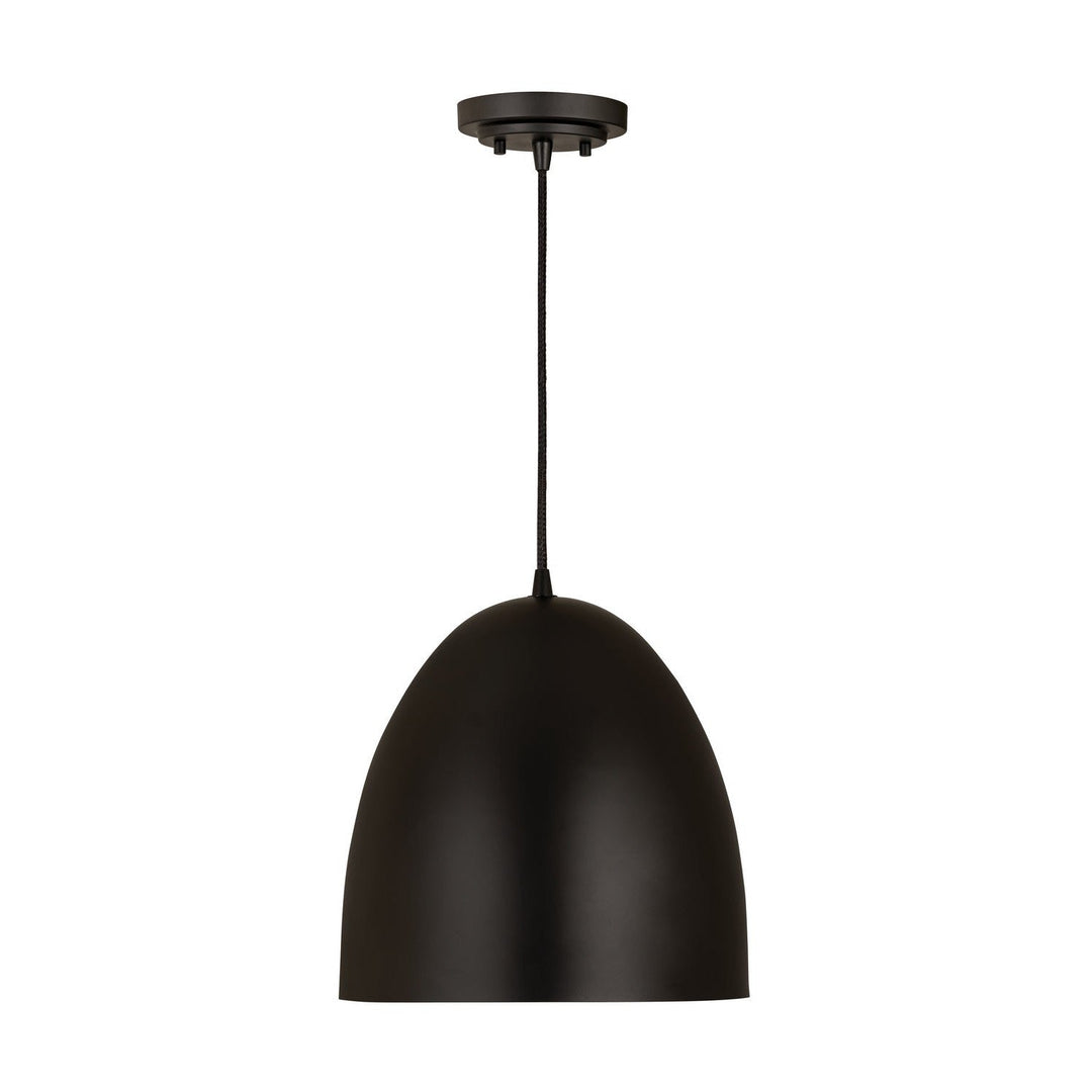 Z-Lite Z Studio Dome Pendant 6012P12-SBK Pendant Light - Satin Black