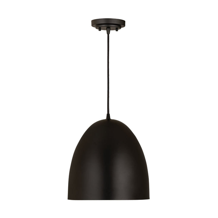 Z-Lite Z Studio Dome Pendant 6012P12-SBK Pendant Light - Satin Black