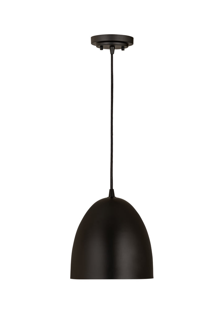 Z-Lite Z Studio Dome Pendant 6012P9-SBK Pendant Light - Satin Black