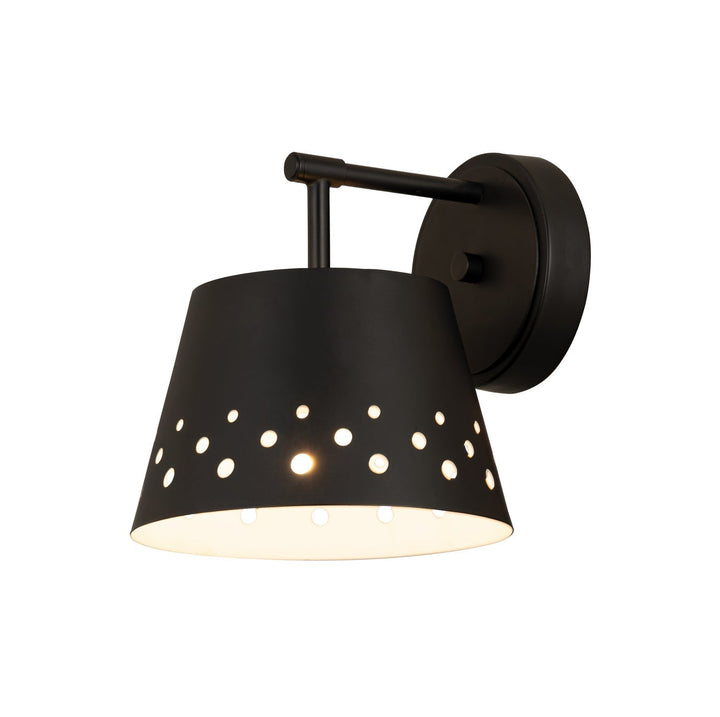 Z-Lite Katie 6014-1S-MB Wall Sconce Light - Matte Black