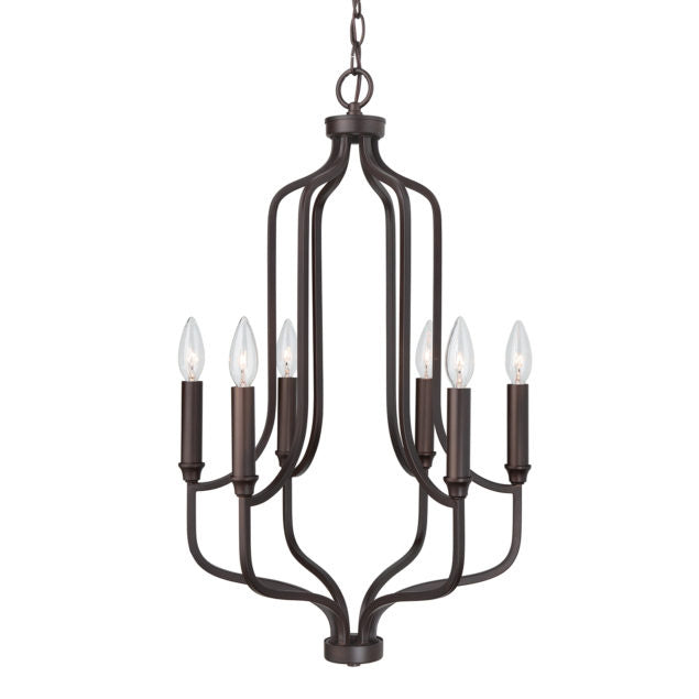 Capital Reeves 439261BZ Chandelier Light - Bronze