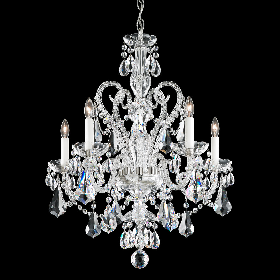 Schonbek Lighting NV3905N-40A Novielle Chandelier Polished Silver