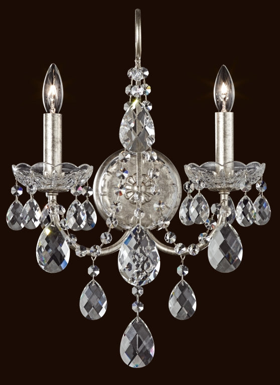 Schonbek Sonatina ST1939N-48H Wall Sconce Light - Antique Silver