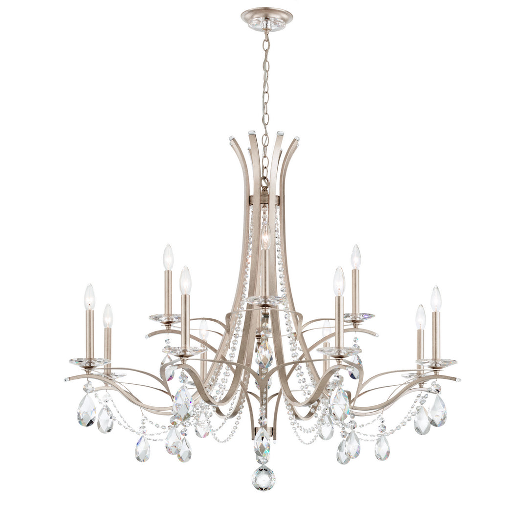 Schonbek Lighting VA8322N-48A  Vesca Chandelier Antique Silver