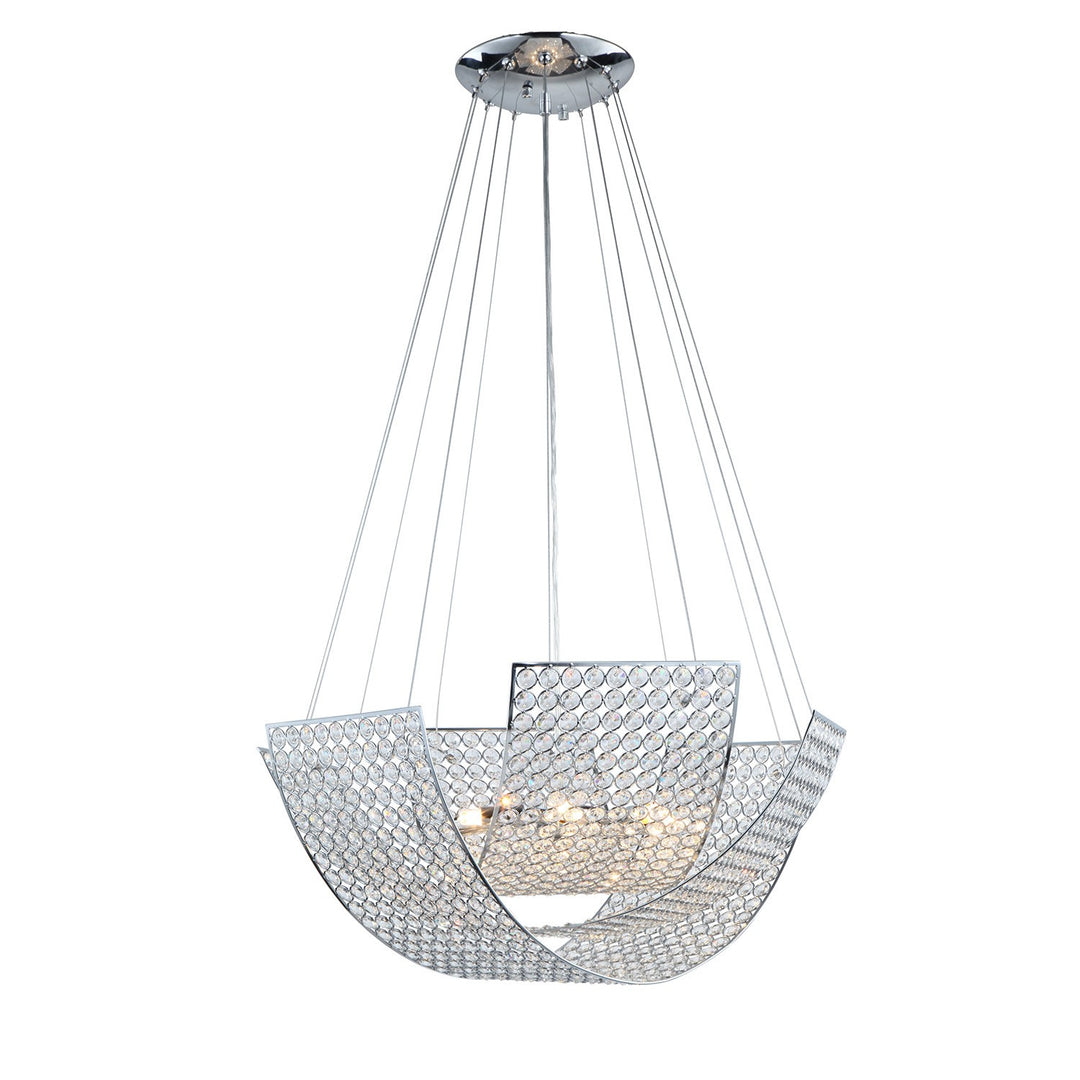 Zeev Monarch CD10084-6-CH Chandelier Light - Chrome