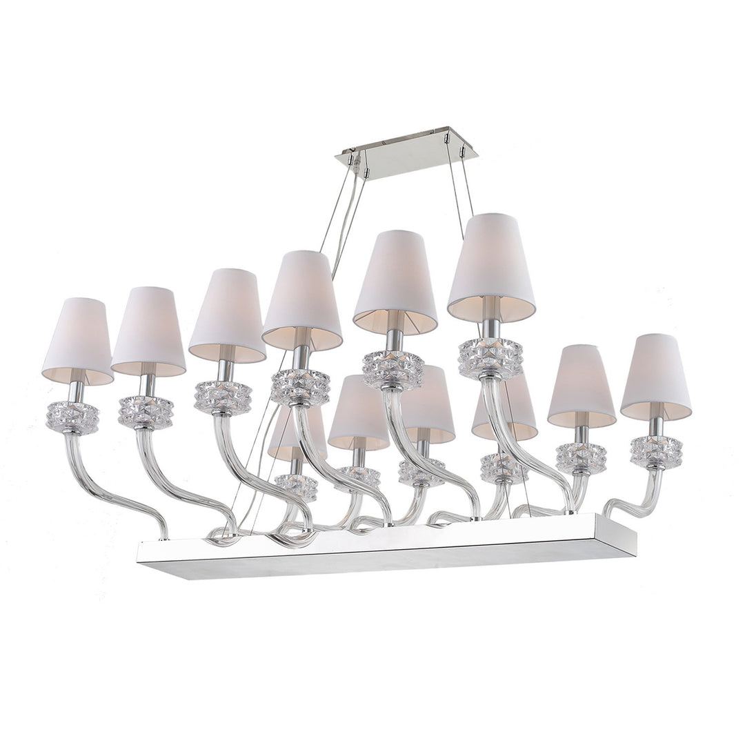 Zeev Abigail CD10095-12-CH Pendant Light - Chrome