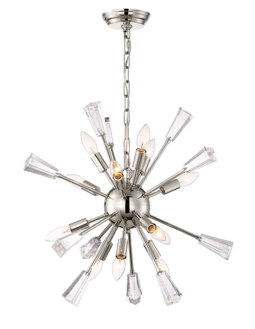 Zeev Muse CD10168-12-PN Chandelier Light - Polished Nickel