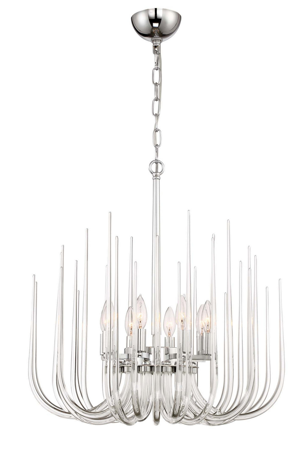 Zeev Astoria CD10176-8-CH Chandelier Light - Chrome