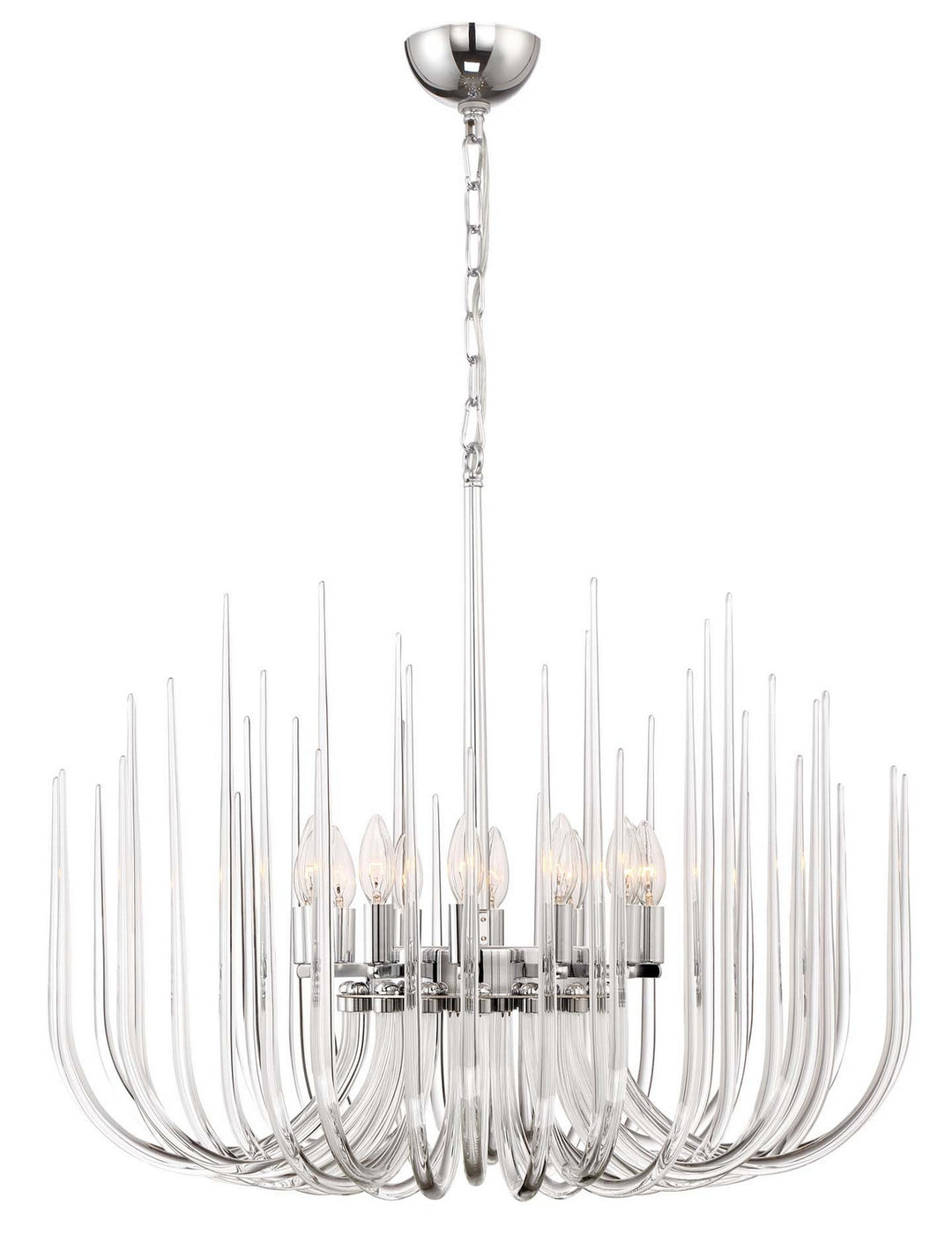 Zeev Astoria CD10177-12-CH Chandelier Light - Chrome