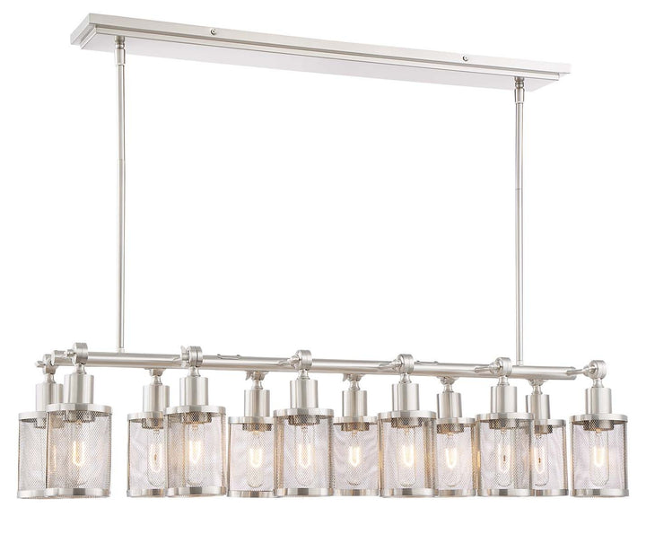 Zeev Geminus CD10184-12-BN Pendant Light - Brushed Nickel