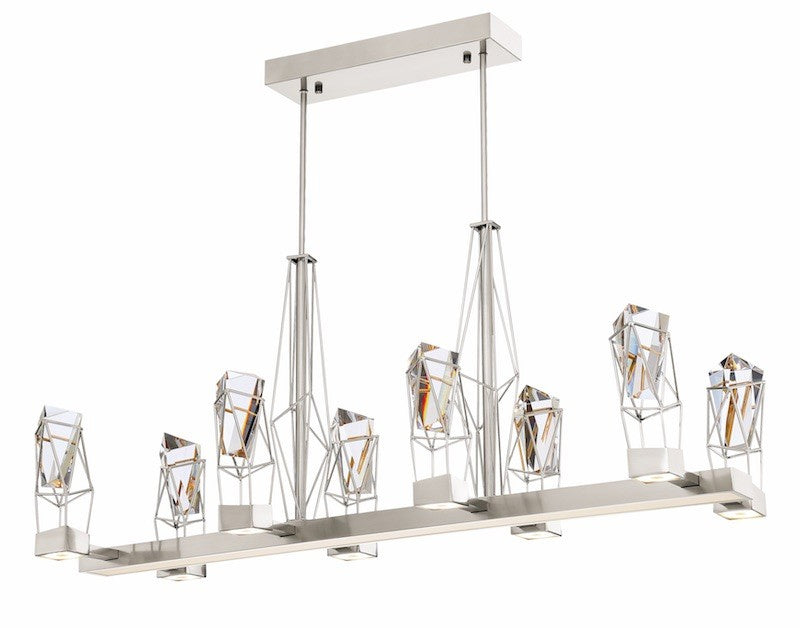 Zeev Gem CD10255-LED-SN Pendant Light - Satin Nickel