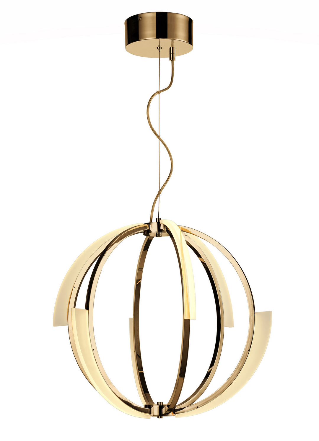 Zeev Moonlight CD10348-LED-AGB Pendant Light - Aged Brass