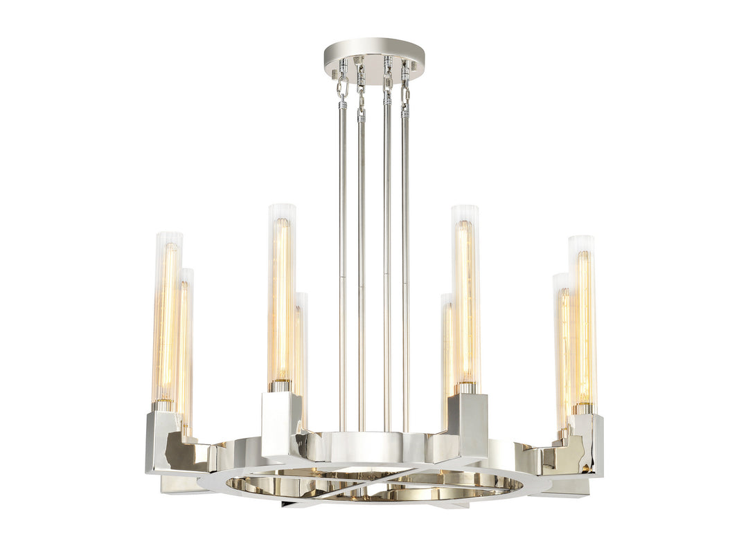 Zeev Placid CD10360-8-PN Ceiling Light - Polished Nickel