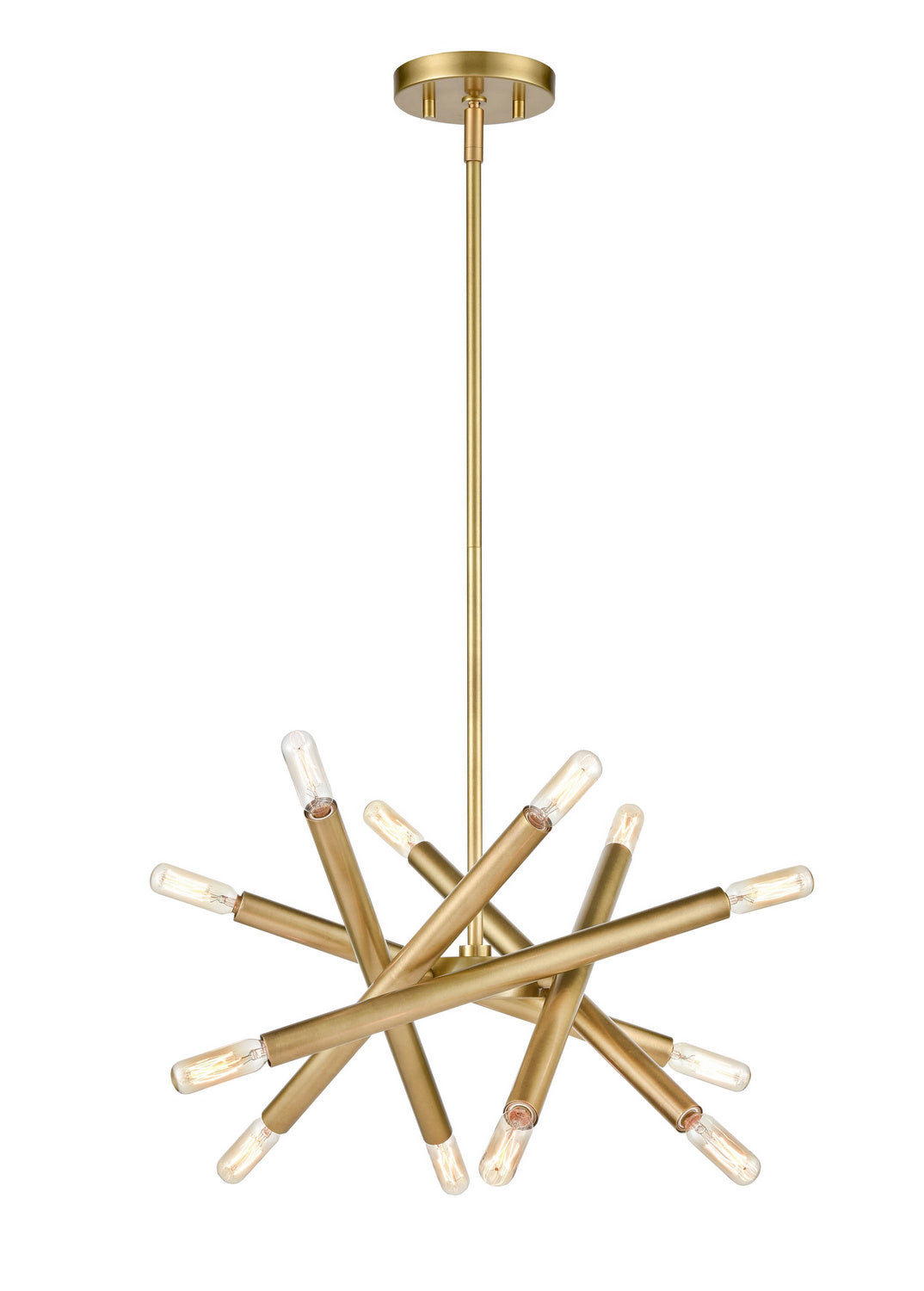 Zeev Mandelorian CD10386-12-AGB Chandelier Light - Aged Brass