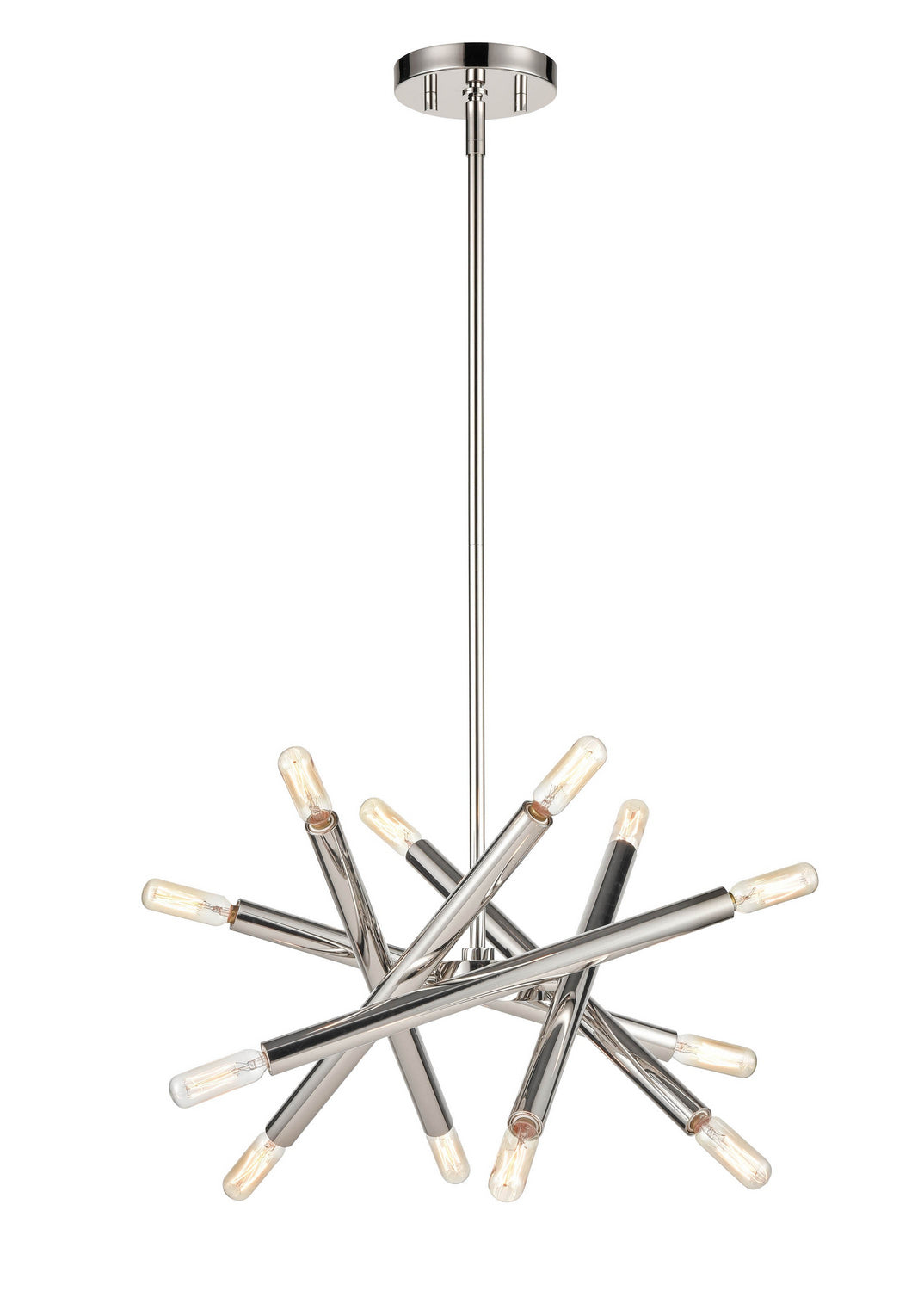 Zeev Mandelorian CD10387-12-PN Chandelier Light - Polished Nickel