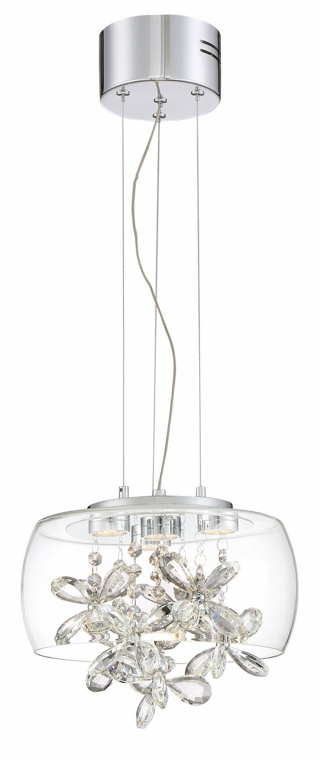 Zeev Destiny MP40027-LED-CH Pendant Light - Chrome