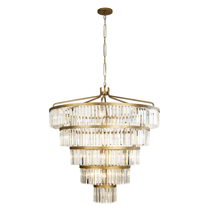 Varaluz Social Club 297P25HG Chandelier Light - Havana Gold