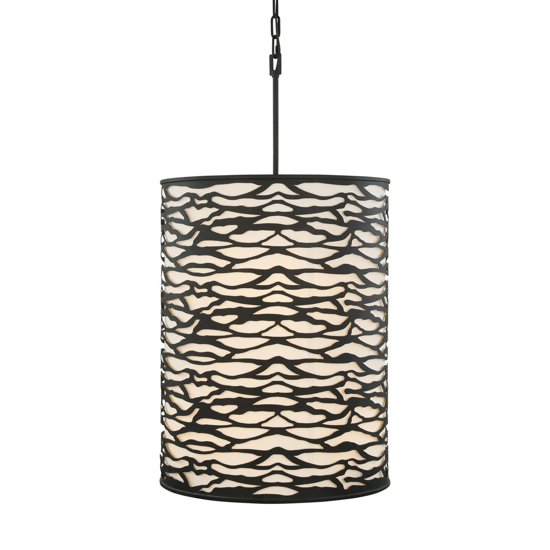 Varaluz Kato 348F06CB Pendant Light - Carbon Black