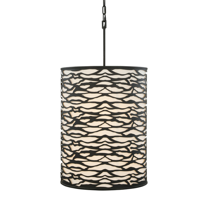 Varaluz Kato 348F06CB Pendant Light - Carbon Black