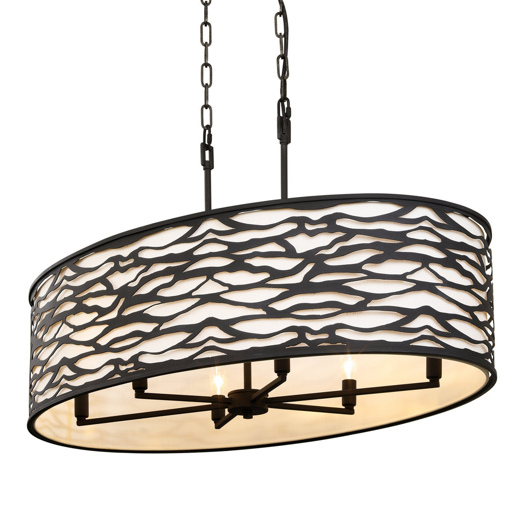 Varaluz Kato 348N06CB Pendant Light - Carbon Black