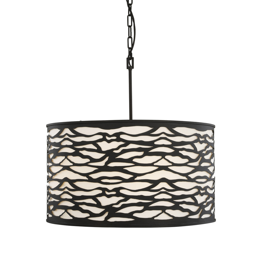 Varaluz Kato 348P05CB Pendant Light - Carbon Black