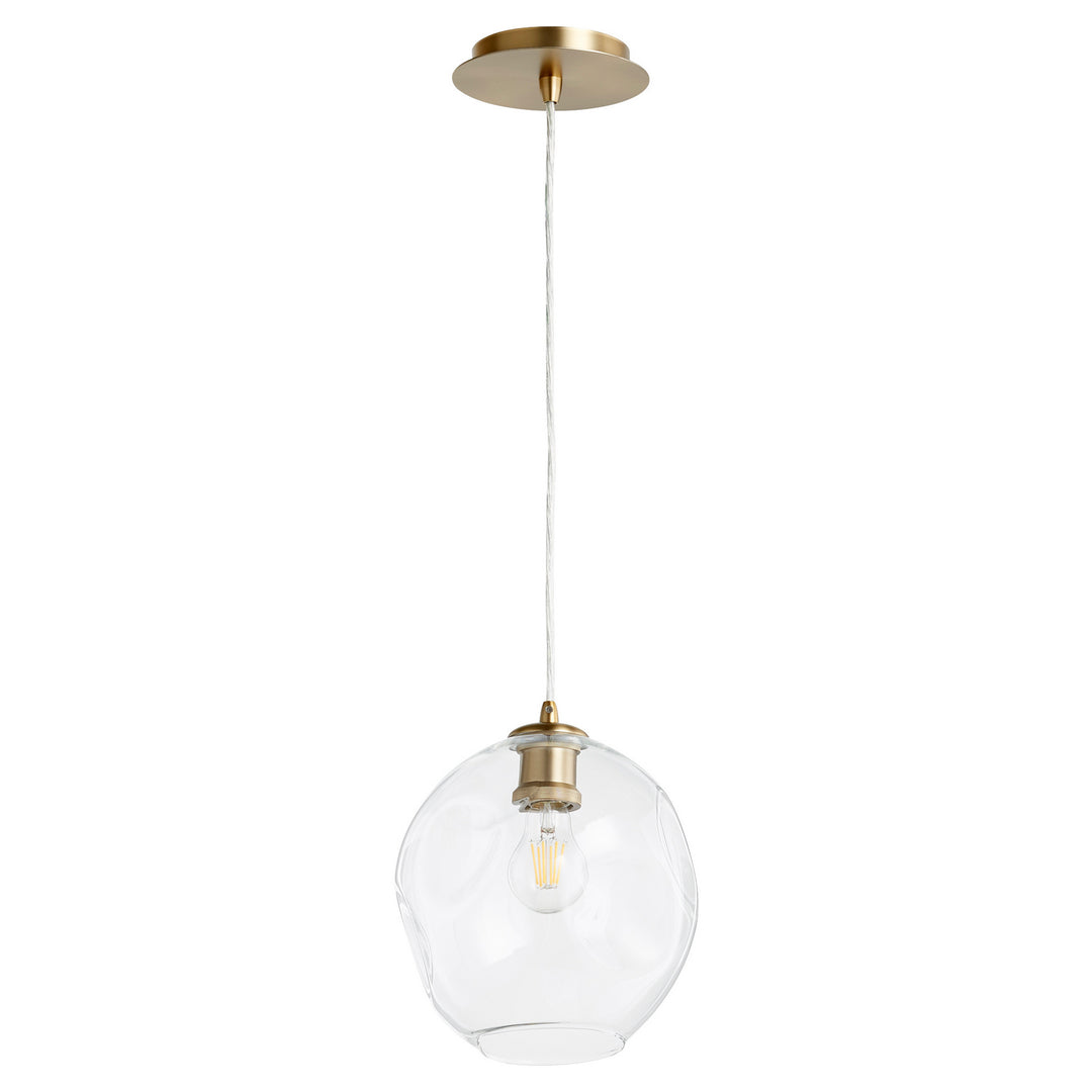 Quorum Numen 61-80 Pendant Light - Aged Brass