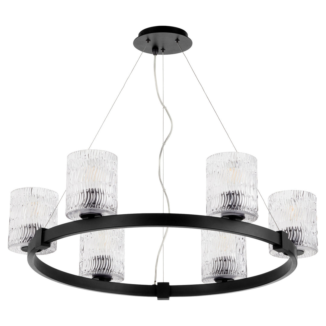 Quorum Stadium 6184-6-69 Chandelier Light - Noir