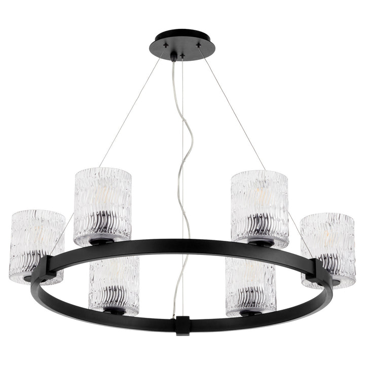Quorum Stadium 6184-6-69 Chandelier Light - Noir