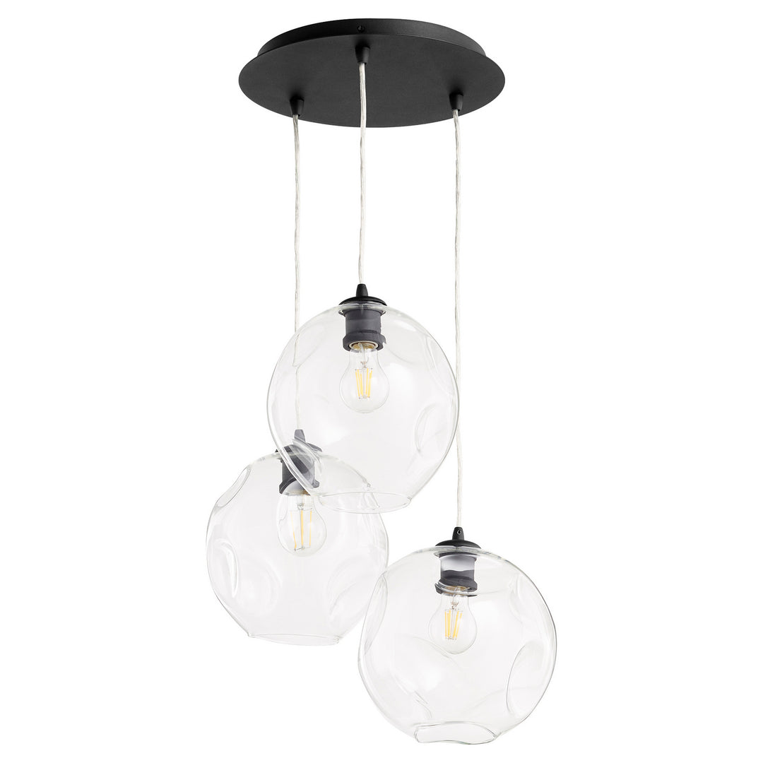 Quorum Numen 63-69 Pendant Light - Textured Black