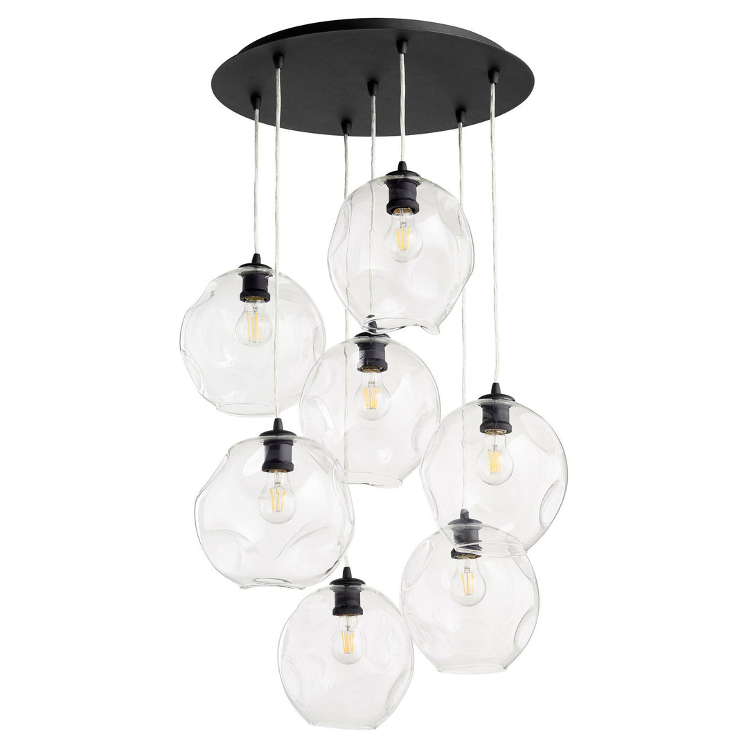 Quorum Numen 67-69 Chandelier Light - Textured Black