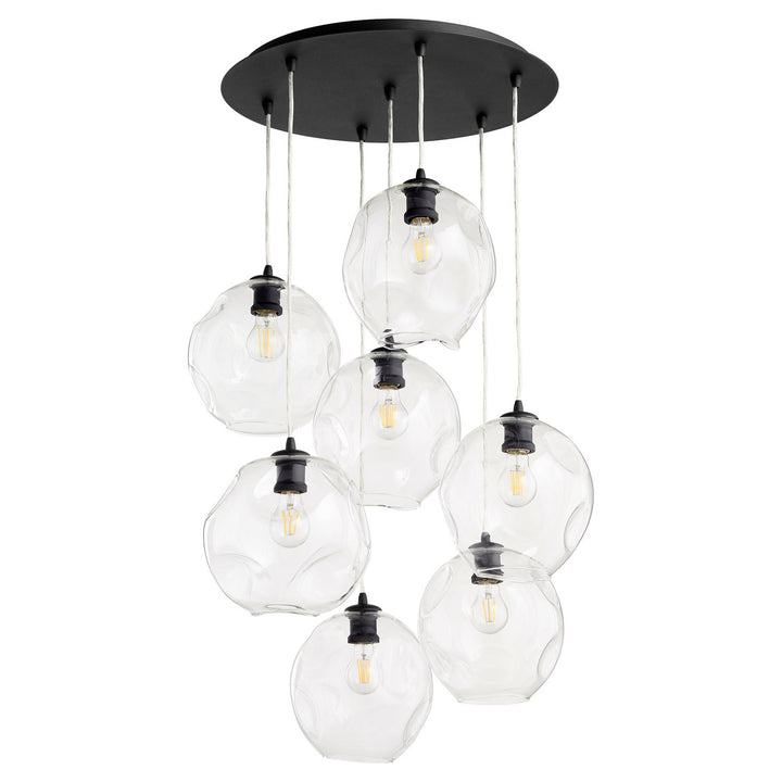 Quorum Numen 67-69 Chandelier Light - Textured Black