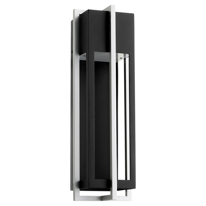 Quorum Al Fresco 711-18-69 Outdoor - Textured Black w/ Brushed Aluminum