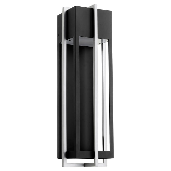 Quorum Al Fresco 711-23-69 Outdoor - Textured Black w/ Brushed Aluminum