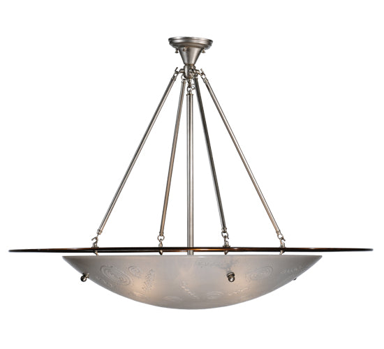 Meyda Tiffany Metro Fusion 112662 Ceiling Light - Nickel,Transparent Copper