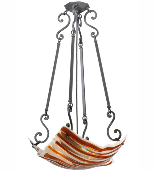 Meyda Tiffany Metro Fusion 112691 Pendant Light - Wrought Iron