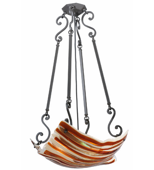 Meyda Tiffany Metro Fusion 112691 Pendant Light - Wrought Iron