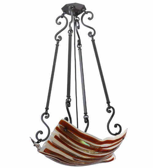 Meyda Tiffany Metro Fusion 112691 Pendant Light - Wrought Iron