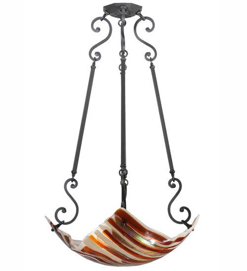 Meyda Tiffany Metro Fusion 112691 Pendant Light - Wrought Iron
